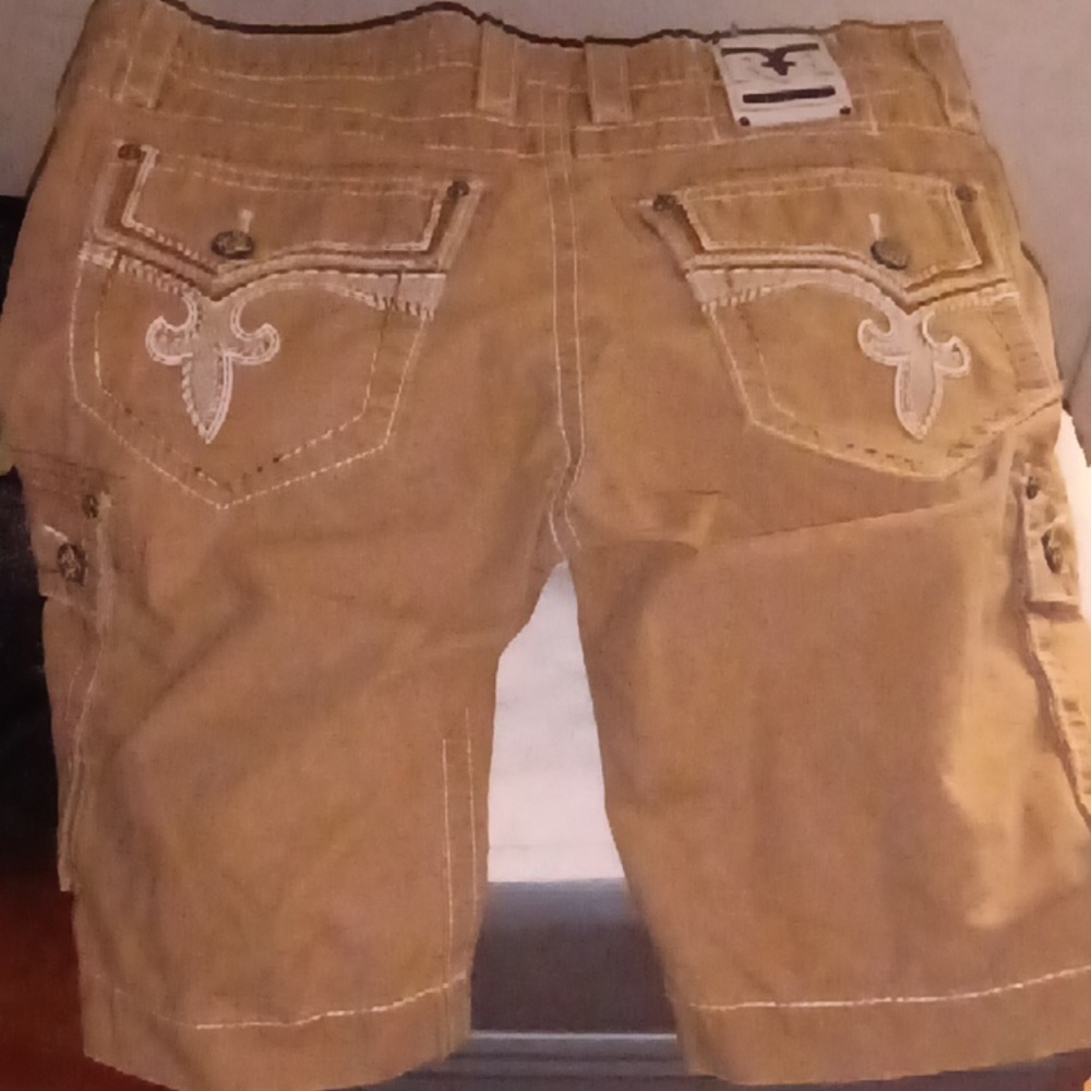 Rock revival cargo shorts